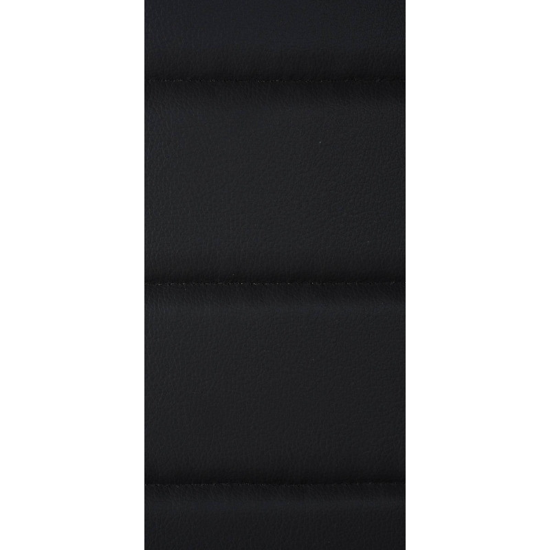 Lot de 4 chaises de salle à manger Mayfair, similicuir noir