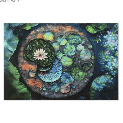 Cadre Home ESPRIT Imprimé 150 x 0,4 x 100 cm