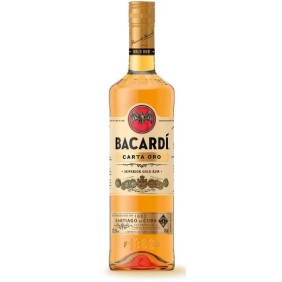 Rhum Bacardi Carta Oro - Rhum Ambré - Puerto Rico - 37,5%vol - 70cl