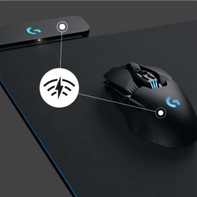 Tapis de souris Gamer - Logitech G - Powerplay - Systeme de charge de la souris sans fil - Noir