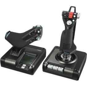 Joystick - Logitech - X52 Pro Flight Control Panel