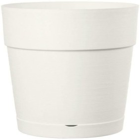 Pot de fleur - DEROMA - Vaso Save R - 58L - 48cm - Blanc