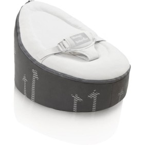 doomoo Nid Transat bébé - Pouf Evolutif & Multifonctions des la Naissance, Giraf Grey