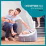 doomoo Nid Transat bébé - Pouf Evolutif & Multifonctions des la Naissance, Giraf Grey