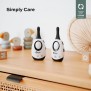 BABYMOOV  Babyphone audio simply care avec fonction VOX, double alarme et 2 adaptateurs, portée 300m