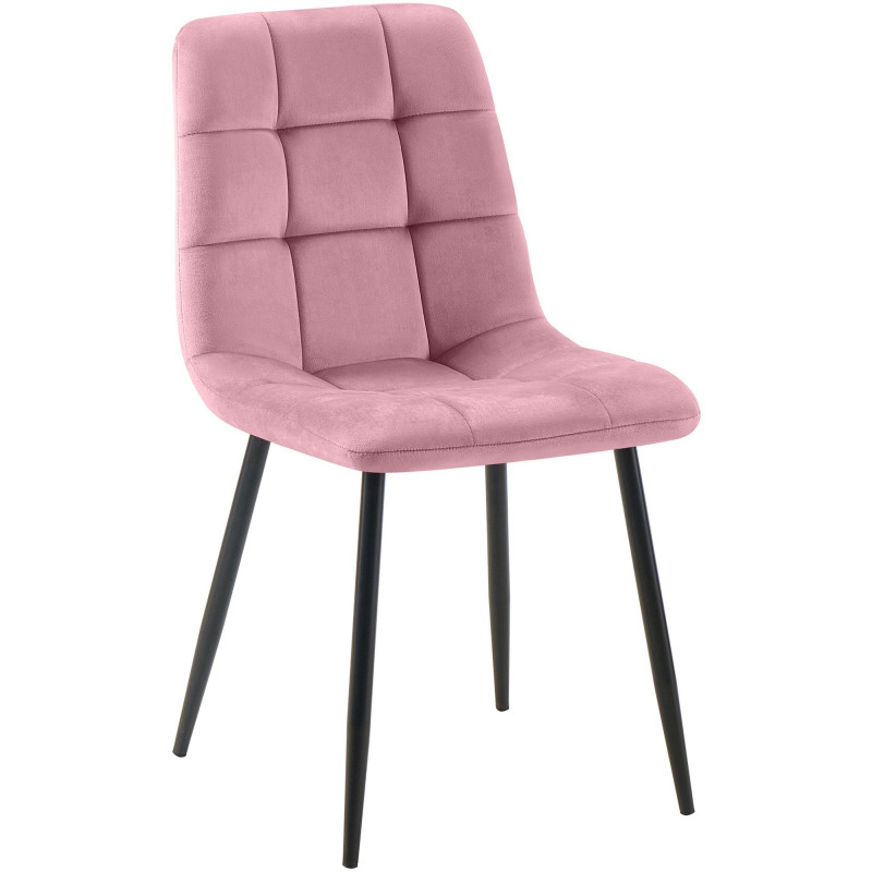 Chaise de salle à manger rose Antibes