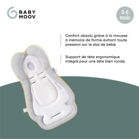 Babymoov Réducteur Nouveau-né Universel Cosymorpho, Tissu Respirant, De 0 a 6 mois, Fresh Smokey