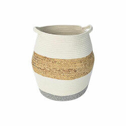 Panier DKD Home Decor Blanc...