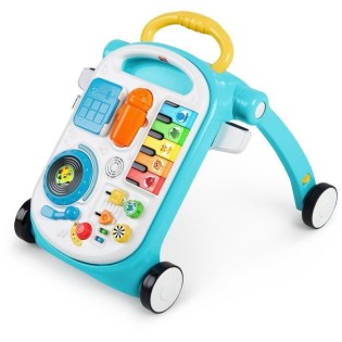 Trotteur et Table d'Activité 4 en 1 Jouet Musical - BABY EINSTEIN - Mix ‘N Roll - 100 Sons - Découverte musique et couleurs