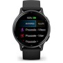 Montre GPS connectée - GARMIN - Vivoactive 5 - WiFi - 30,4 mm (1,2) - Gris avec bracelet Noir