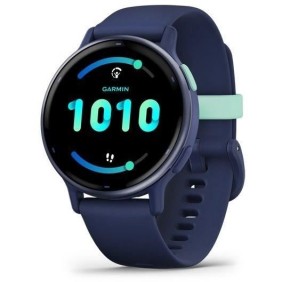 Montre GPS connectée - GARMIN - Vivoactive 5 - WiFi - 30,4 mm (1,2) - Bleu métalisé avec bracelet Bleu