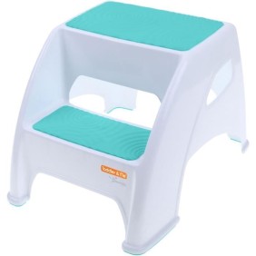 Tabouret marchepied - DREAMBABY - Toddler & Me 2 Up - Antidérapant et texturé - Jusqu'a 145 kg pour les petits et les adultes - 