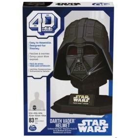 SPIN MASTER CASQUE DARK VADOR Star Wars 4D Build