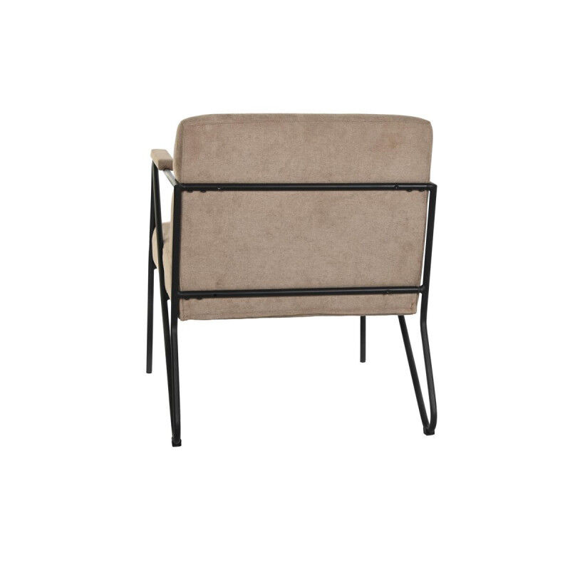 Fauteuil DKD Home Decor Marron Noir 64 x 69,5 x 76 cm 66 x 69,5 x 78 cm