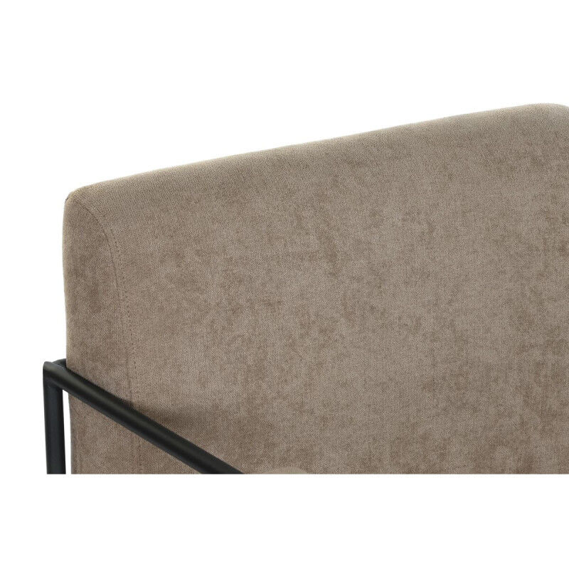 Fauteuil DKD Home Decor Marron Noir 64 x 69,5 x 76 cm 66 x 69,5 x 78 cm