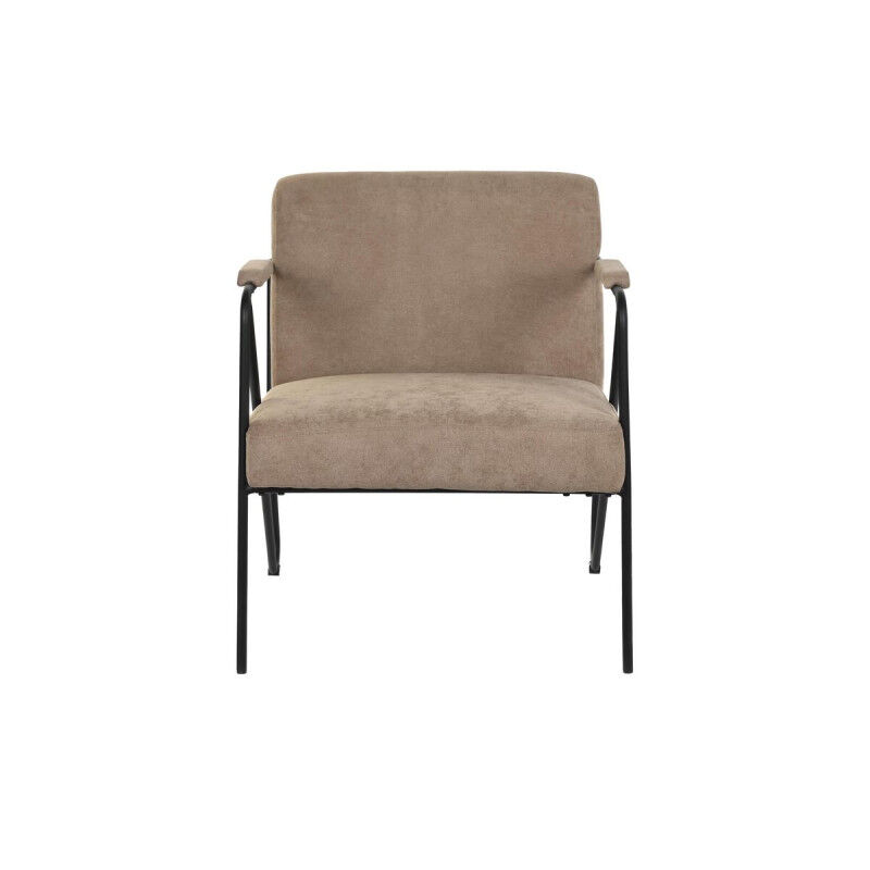 Fauteuil DKD Home Decor Marron Noir 64 x 69,5 x 76 cm 66 x 69,5 x 78 cm