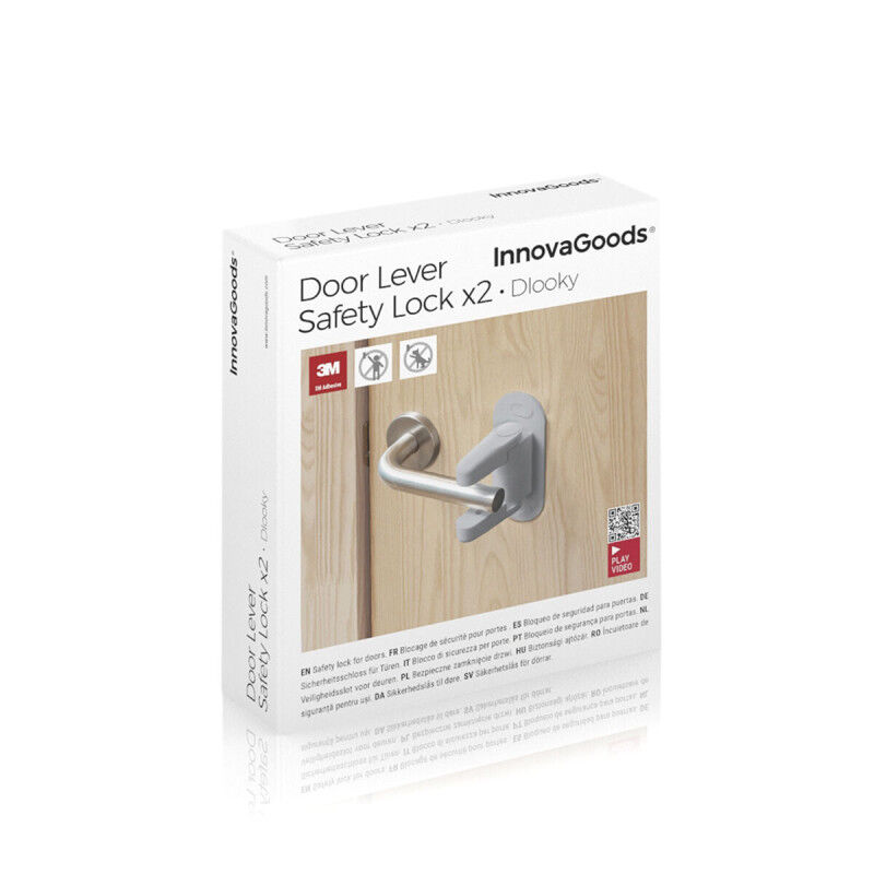 Verrou de Sécurité pour Portes Dlooky InnovaGoods 2 Unités