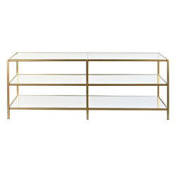 Table Basse DKD Home Decor Doré 120 x 50 x 45 cm Miroir Métal