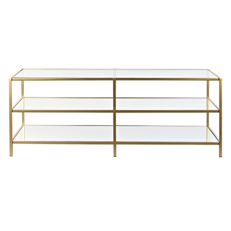 Table Basse DKD Home Decor Doré 120 x 50 x 45 cm Miroir Métal