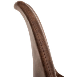 Ensemble de 4 chaises Linares Vintage marron