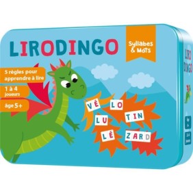 LiroDingo Syllabes et Mots - Asmodee - Apprendre a lire en s'amusant - Des 5 ans