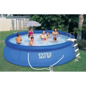 Intex - 26166NP - Kit piscine easy set autoportante ш 4,57 x 1,07m