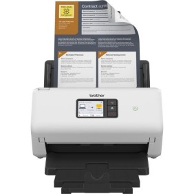 Scanner de documents bureautique recto-verso BROTHER ADS-4500 - 70 ppm/35 ipm - Ethernet, Wi-Fi Direct