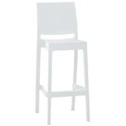 Tabouret de bar Maya blanc