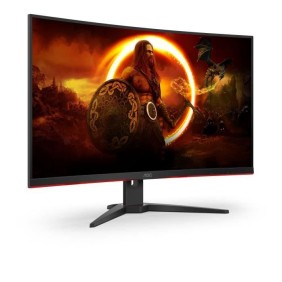 Ecran PC Gamer - AOC - CQ32G2SE/BK - 31,5 VA Incurvé QHD 1ms 165Hz HDMI DisplayPort HP Pivot Freesync Premium