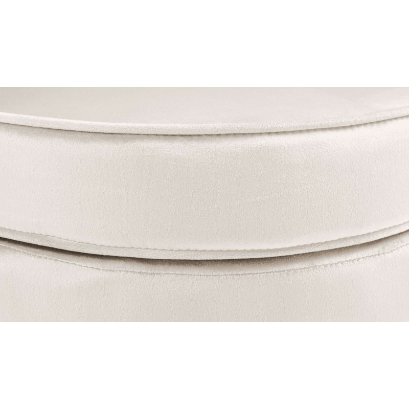 Chaise Rosita en velours crème