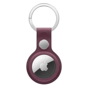 APPLE Porte-clés AirTag FineWoven - Mûrier