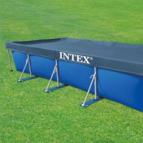 Intex - 28039 - Bвche protection pour piscine rectangulaire tubulaire 4m50 x 2m20