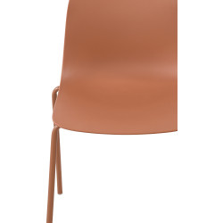 Chaise Hardin, terre cuite