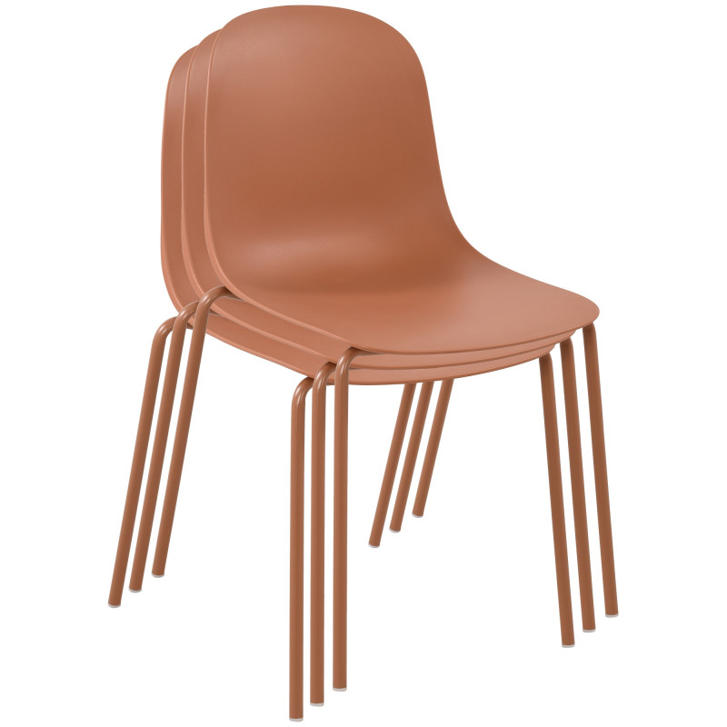 Chaise Hardin en terre cuite