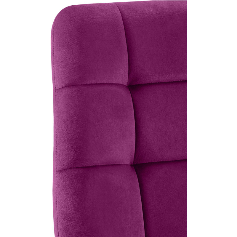 Lot de 4 chaises de salle à manger Antibes violettes