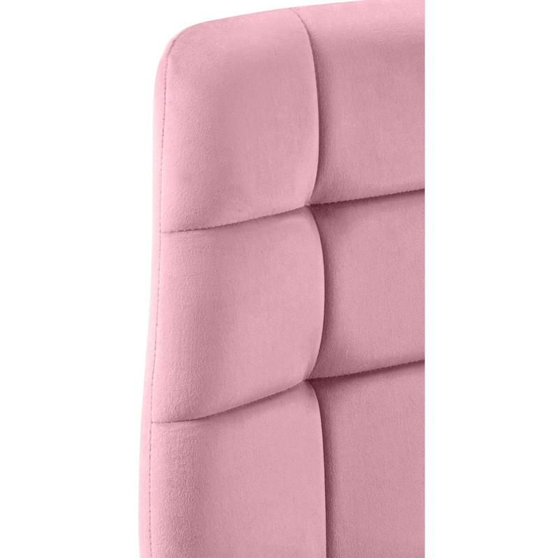 Lot de 4 chaises de salle à manger Antibes rose