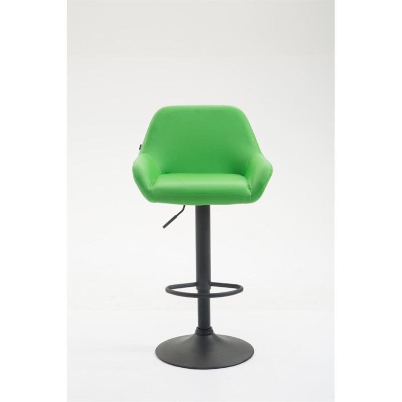Tabouret de bar Braga en cuir artificiel B vert