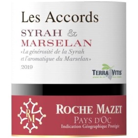 Les Accords de Roche Mazet Syrah & Marselan Pays d'Oc - Vin rouge de Languedoc