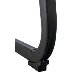 Ensemble de 2 chaises de salle à manger Vermont en velours gris foncé