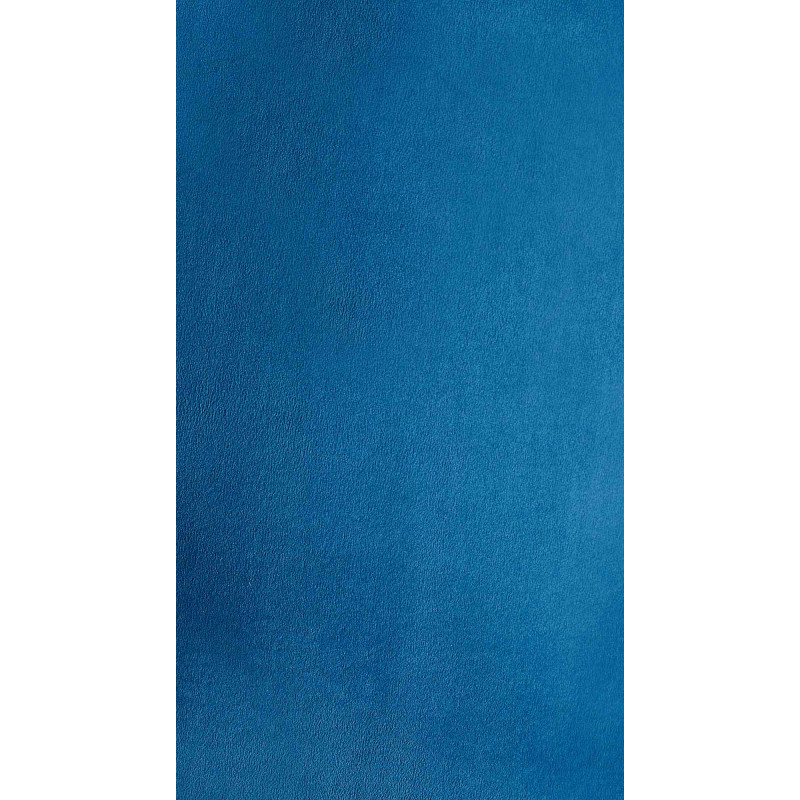 Chaise de salle à manger en velours Lewes bleu foncé