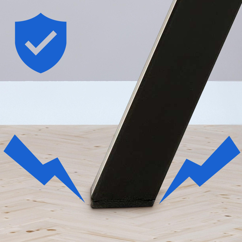 Chaise de salle à manger Lewes en velours marron