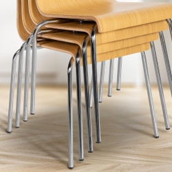 Chaise visiteur Gahanna natura