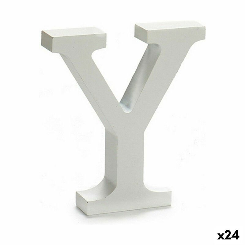 Lettre Pincello Y Blanc 2 x 16 x 14,5 cm (24 Unités)