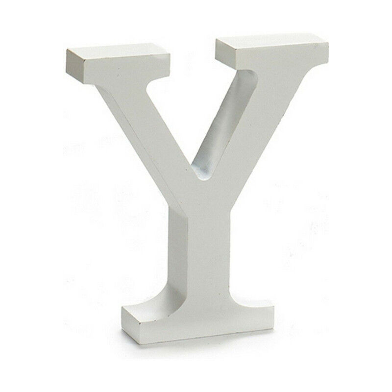 Lettre Pincello Y Blanc 2 x 16 x 14,5 cm (24 Unités)