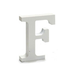 Lettre Pincello F Blanc 2 x 16 x 14,5 cm (24 Unités)