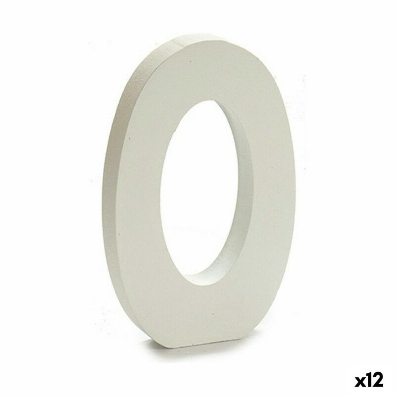 Numéro Pincello Blanc 1,8 x 21 x 17 cm (12 Unités)
