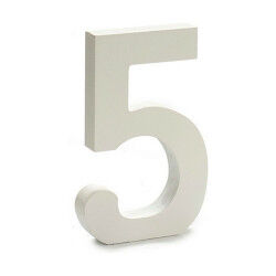Numéro Pincello 5 Blanc 1,8 x 21 x 17 cm (12 Unités)