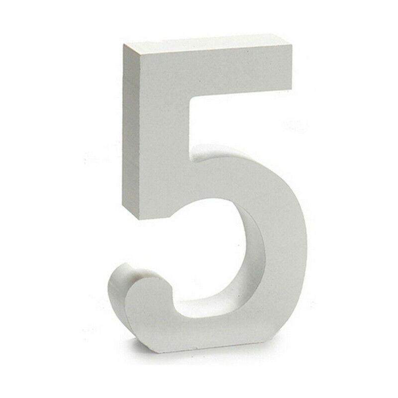 Numéro Pincello 5 Blanc 2 x 16 x 14,5 cm (24 Unités)