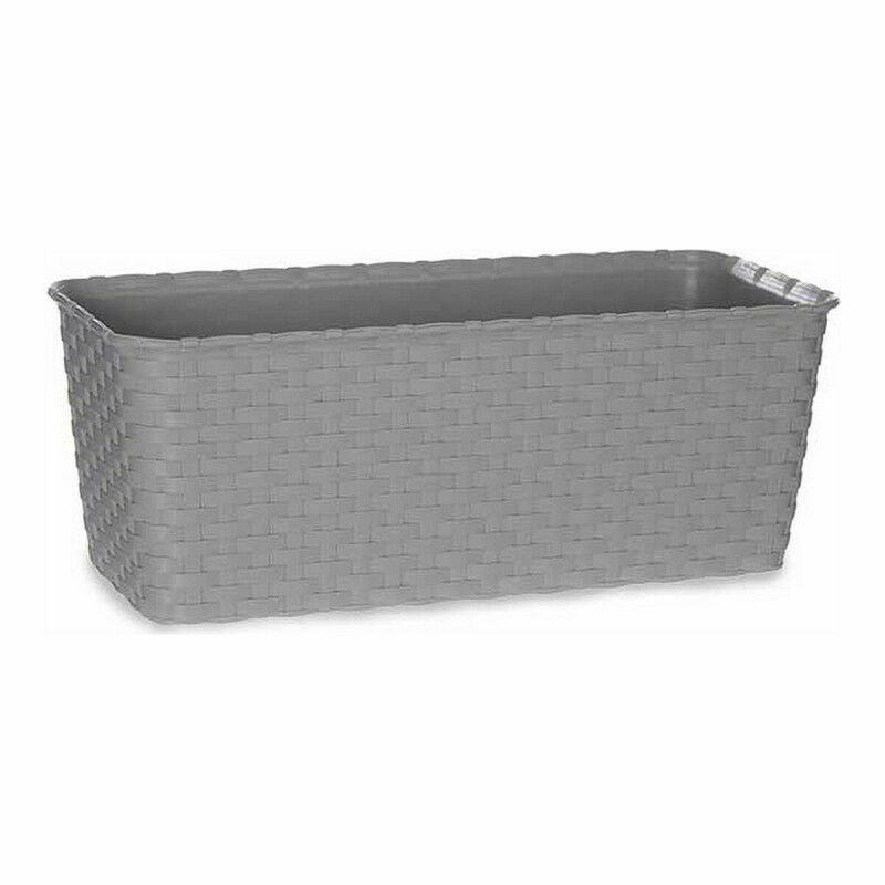 Jardinière Stefanplast 73660 Gris Plastique 13 x 11 x 29 cm (12 Unités)