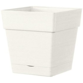 Pot de fleur - DEROMA - Quadro Save R - 31L - 35cm - Blanc